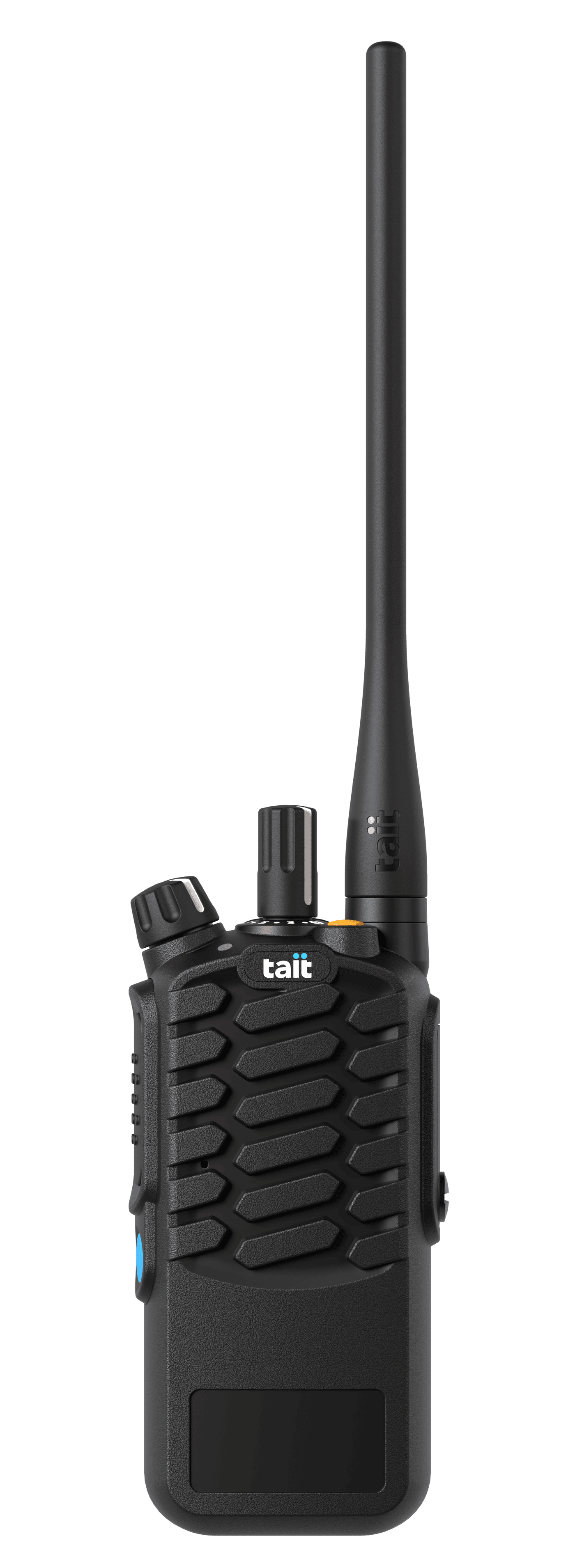 Tait TO2-P10 portable digital radio rear view