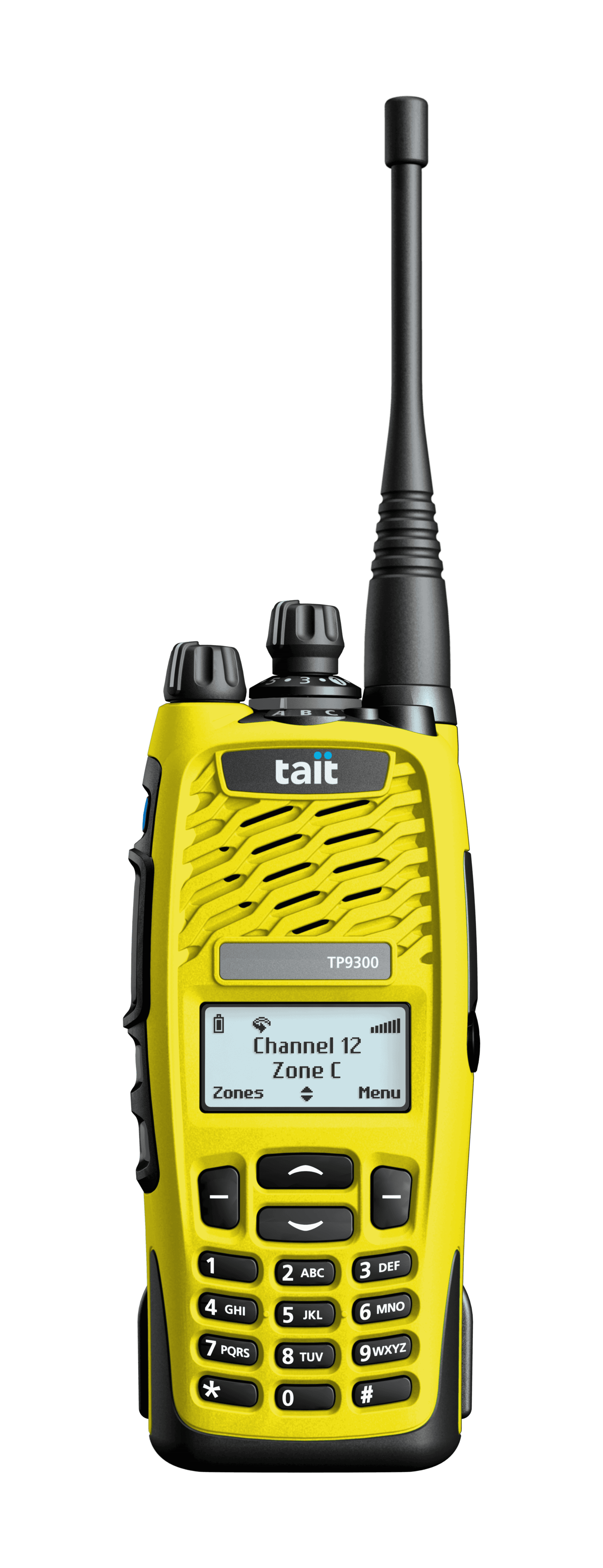Tait TP9300 yellow portable radio