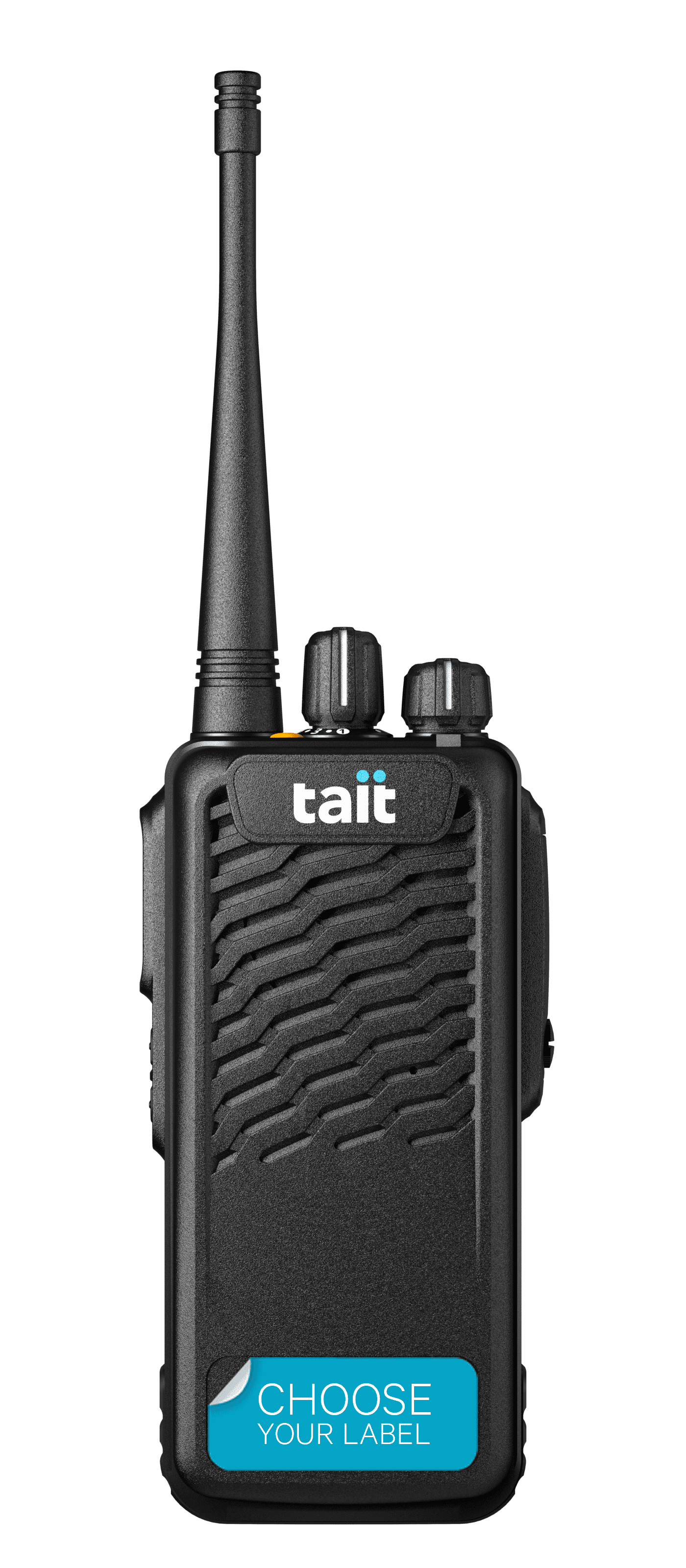 Tait TP3 portable digital radio rear view